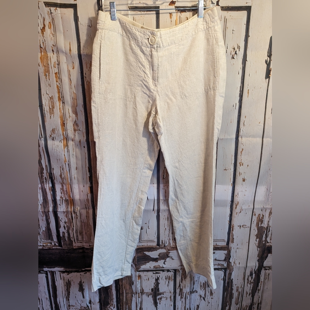 SALE Chicos linen pants